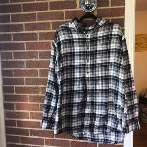 Plaid Flannel, Red Stripe